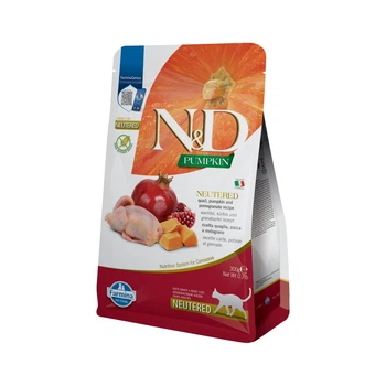 Сухий корм для котів Farmina N&D Grain Free Sterilized 300 кг - перепілка та гарбуз