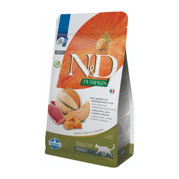 Сухий корм для котів Farmina N&D Grain Free Pumpkin Adult 1,5 кг - качка, гарбуз та диня