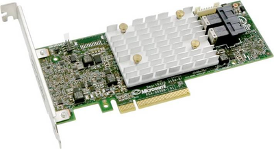 Плата расширения Adaptec SmartRAID 3154-8i 4GB SAS/SATA 8 HDD Sgl. PCIe x8 12 Gbps Low Profile (2291000-R)