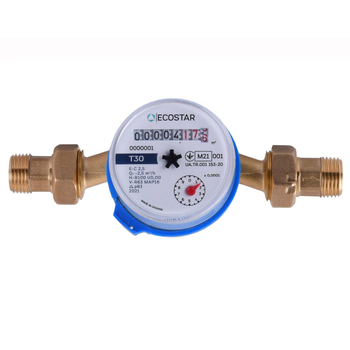 Счетчик холодной воды ECOSTAR DN15 1/2″ L110 E-C 2,5 (GSR-000021807)