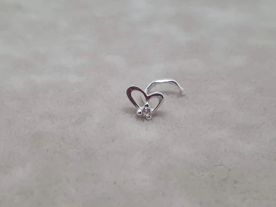 Серебряная серьга-пирсинг в нос. 1052.1С