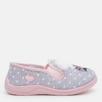 Дитячі текстильні капці для дівчинки Beppi 2194390 33 Grey (7000002499058)