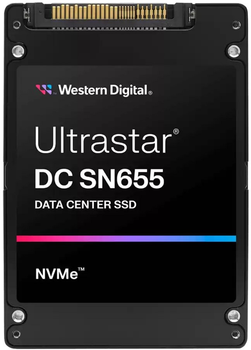 SSD dysk Western Digital Ultrastar SN655 WUS5EA1A1ESP7E3 15.36TB U.3 PCI Express 4.0 3D NAND TLC (0TS2463)