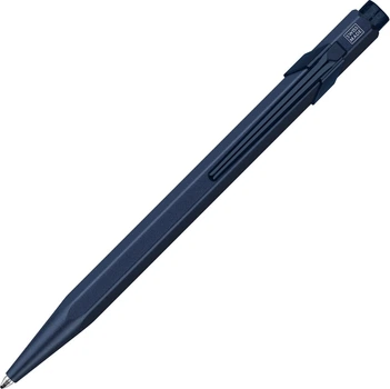 Ручка шариковая Caran d'Ache 849 Nespresso Синяя 1 мм Темно-синий корпус в подарочном футляре (7630002353878)