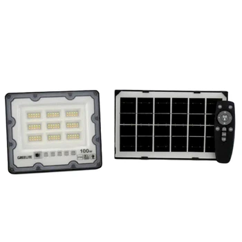 Уличный фонарь на столб с пультом и датчиком движения 100W JX 007/ 8954 с солнечной панелью