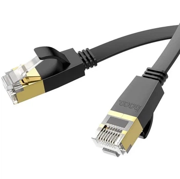 Кабель сетевой для интернета HOCO US07 General, 1 м, черный