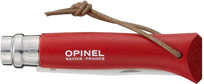 Ніж Opinel №8 Adventurer червоний