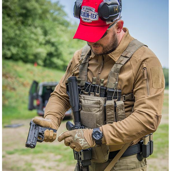 Рукавички тактичні Helikon-Tex Range Tactical Gloves L Чорний-Сірий