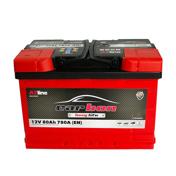Батарея акумуляторна CARBON Longlife 12В 80Ач 780A(EN) R+(CRB8000) пр-во CARBON