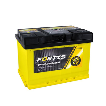 Батарея аккумуляторная FORTIS 12В 60Ач 540A(EN) R+(FRT6000) пр-во FORTIS