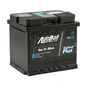 Батарея аккумуляторная AutoPart Galaxy Plus 12В 55Ач 480A(EN) L+(ARL055P01) пр-во AUTOPART