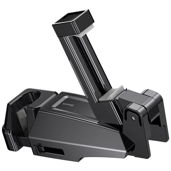 Автодержатель Baseus Backseat Vehicle Phone Hook, + крюк-вешалка (Black) (92044)