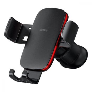 Автодержатель Baseus Metal Age 2 Gravity Car Mount (Air Outlet Version) (SUJS000013) (Black) (191276)