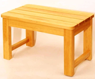 Скамеечка из дерева Базавлук 50х30х30 карри (ТАБ-403103)