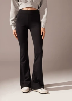 Брюки с эффектом push up женские Calzedonia Черный (modp0573 black (S))