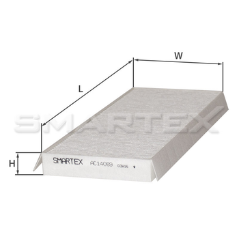 Фильтр салонный SMARTEX AC14089 (SCT SA 1290, K 1113)