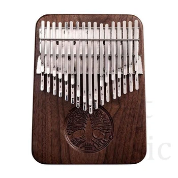 Калімба хроматична Hluru KYT34B Black Walnut (34 язичка, горіх)