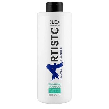 Балансирующий шампунь для сухих кончиков и жирных корней волос Elea Professional Artisto Balance & Control, 1000 мл
