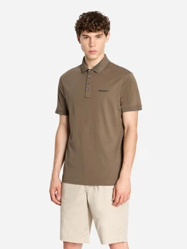 Поло длинное мужское Armani Exchange 308805650 XL Зеленое (1159808369)