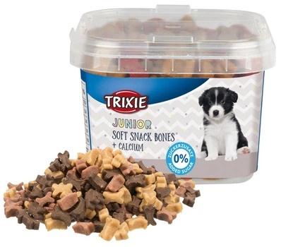 Лакомство для собак Trixie Soft Snack Junior Косточка с кальцием ведро 140г (4011905315188)