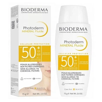 Сонцезахисний флюїд для обличчя BIODERMA Photoderm Mineral Fluide SPF50+ 75 г