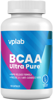 Амінокислоти VPLab Ultra Pure BCAA 120 капсул (5060255351390)