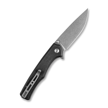 Нож Sencut Crowley Stonewash Black Micarta (S21012-2)