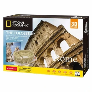 Пазл Cubic Fun Трехмерная головоломка-конструктор National Geographic Колизей (DS0976h)