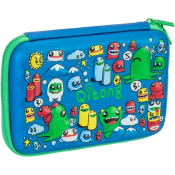 Пенал Cool For School 1 отделение с органайзером синий (QT-5622-Blue)