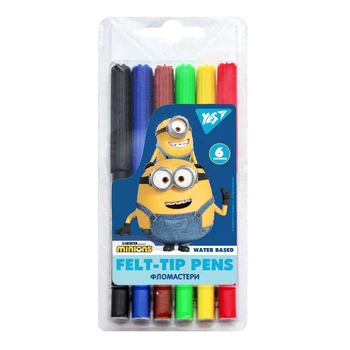 Фломастери YES 6кол. 650529 Minions /650529/