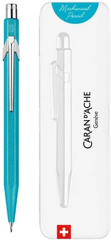 Механический карандаш Caran d'Ache 844 Colormat-X 0.7 мм Бирюзовый В кейсе (7630002353489)