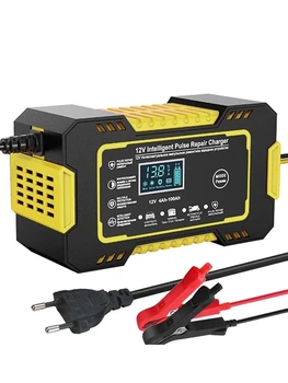 Интеллектуальное зарядное устройство RJ Tianye 12V6A для кислотных, гелевых, AGM и VRLA аккумуляторов, Yellow
