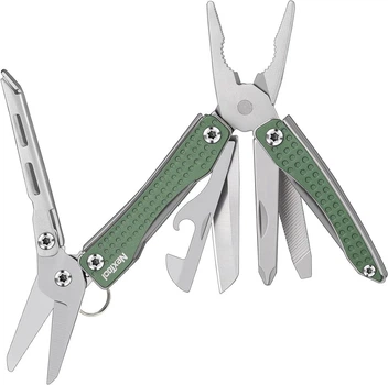 Мультитул NexTool Mini Flagship (NE20105) Multifunctional Pliers 11 в 1, Green
