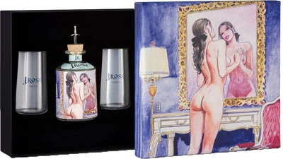 Джин J. Rose London Dry Artisan Gin JR05 0.7 л 43% + 2 бокала (8057711492039)
