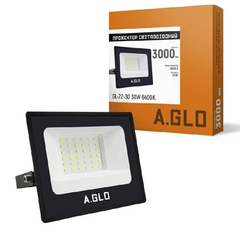 Прожектор светодиодный ЕВРОСВЕТ A.GLO GL-22-30 30W 6400K (000058904)