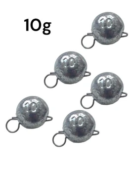 Набор грузил Чебурашка (скоба нерж.) 10 g (уп 5 шт)