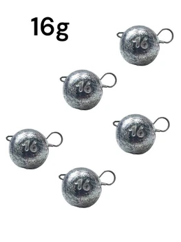 Набор грузил Чебурашка (скоба нерж.) 16 g (уп 5 шт)
