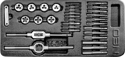 Набір плашок і метчиків NEO Tools 31 предмет 84-246 (5907558424430)