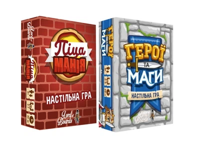 Настольная игра Lord of Boards Пиццамания + Герои и Маги (укр.) (LOB2207UA+1)