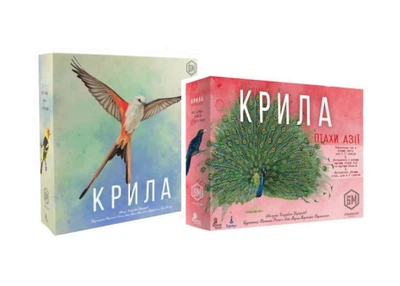 Настольная игра Ігромаг Крылья с дополнением Птицы Азии (укр.) (STM910+1.3)