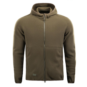 Військова кофта M-Tac Lite Microfleece Hoodie Army Olive L