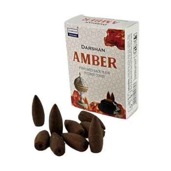 Amber BackFlow Cones (Янтарь)(Darshan) конусы с обратным потоком 35861