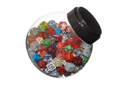 Кубик Q-Workshop D4, D6, D8, D10, D12, D20, D100 (в асорт.) (1 шт.) (JMIX04)