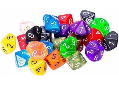 Кубик игральный D10 (1 шт.) (g7dD10)