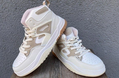 Дитячі демісезонні хайтопи для хлопчиків Apawwa Beige 36 р, бежеві