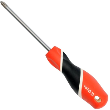 Отвертка крестовая YATO "Philips" PH2 х 100 мм (YT-25929)