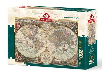 Пазл ART PUZZLE Карта мира, 260 эл. (4276)
