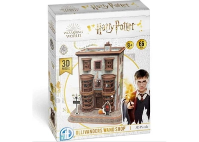 Пазл 4D Puzz 3D Крамниця чарівних паличок Олівандера, Гаррі Поттер (Ollivander Wand Shop Set 3D puzzle) (66 ел.) (4dpuz004)