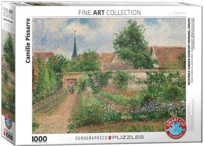 Пазл EuroGraphics Овощной сад мрачным утром, Камиль Писсарро, 1000 эл. (6000-0825)