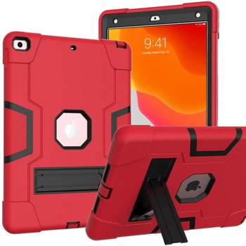 Чехол ARM Standart Apple iPad 6 (9.7") 2018 противоударный с подставкой Red/Black